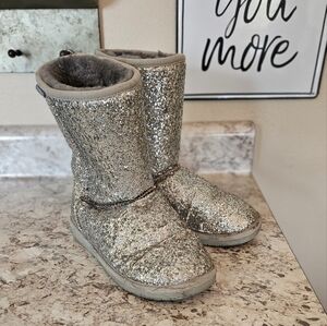 Bear Paw Sequin Boots